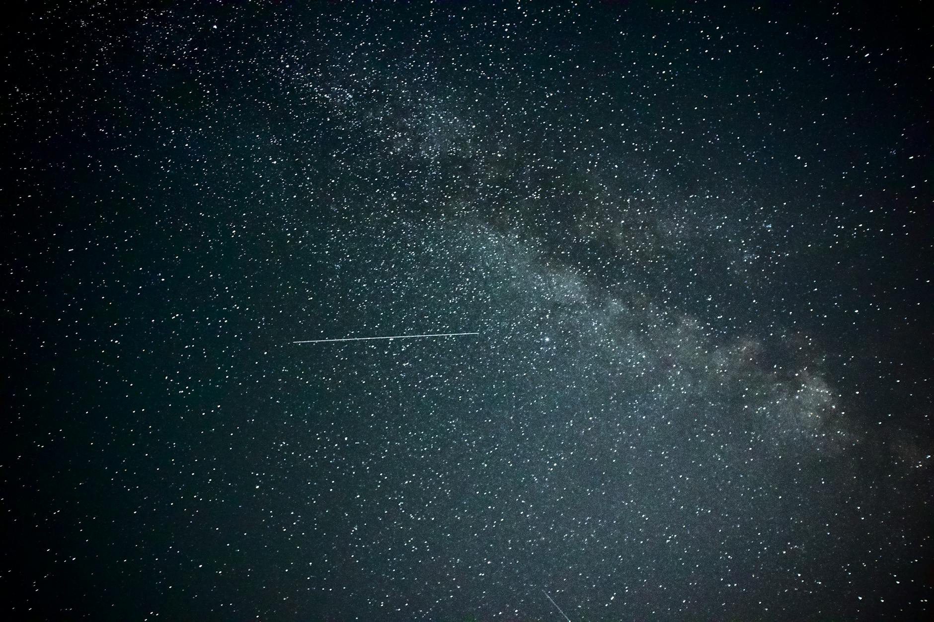 A mesmerizing view of the Milky Way galaxy and countless stars in Gnadenwald, Austria.