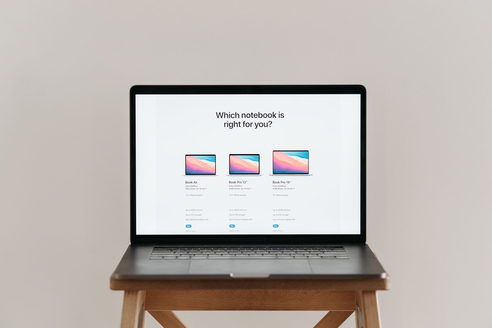 Laptop displaying a comparison chart for Starlink reviews